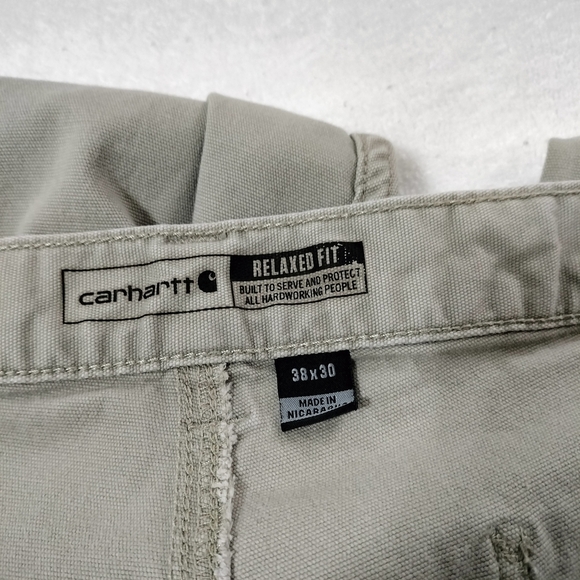 Carhartt Men's Light Gray Khakis Size 38X30 - Picture 4 of 6